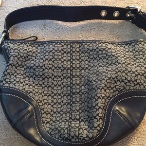 Black Coach Shoulder Bag